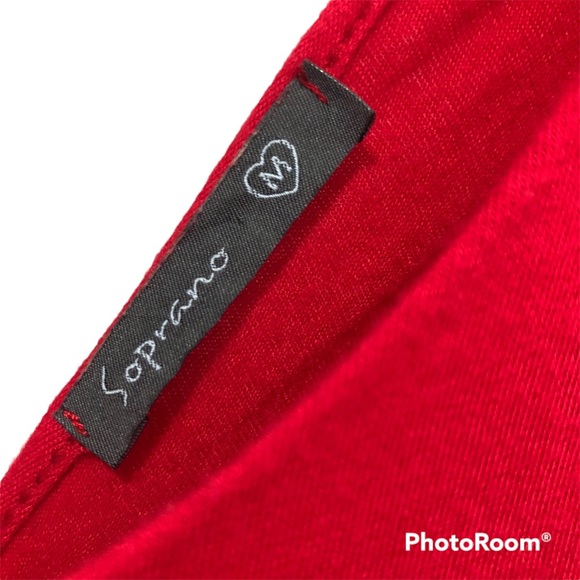 Sopranos Stretchy Bodycon Red dress Size M - Picture 7 of 10